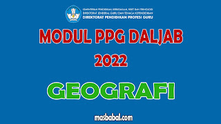 Download Modul Pedagogik dan Profesional Geografi  PPG Daljab 2022