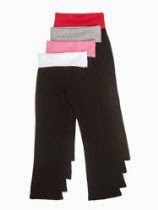 <br />Basic House Women's Fold over Waist Solid and Contrast Lounge Pants