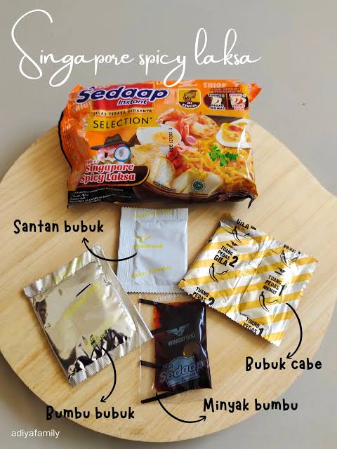 Mie Sedaap Singapore Laksa Eceran Rp.3.000,-/PCS