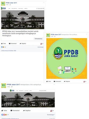 Media sosial PPDB Jawa Barat