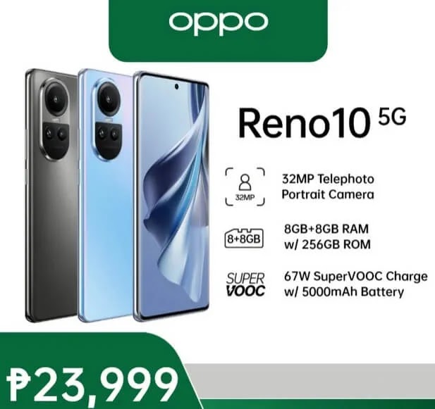 Unleash The Power of Portrait Photography with OPPO Reno10 5G for Only Php23,999