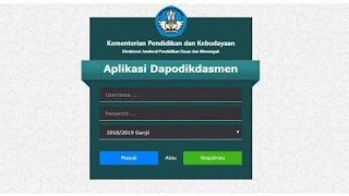 Cara Ganti Username dan Password Dapodik Terbaru