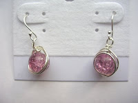 Wire Wrap Stud Earrings By Linda of CrazedMagpie