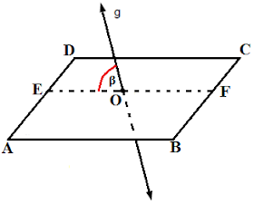 Cara Mencari Besar Sudut Antara Garis dan Bidang 