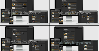 Free Responsive Blogger Template (default) Simple 4