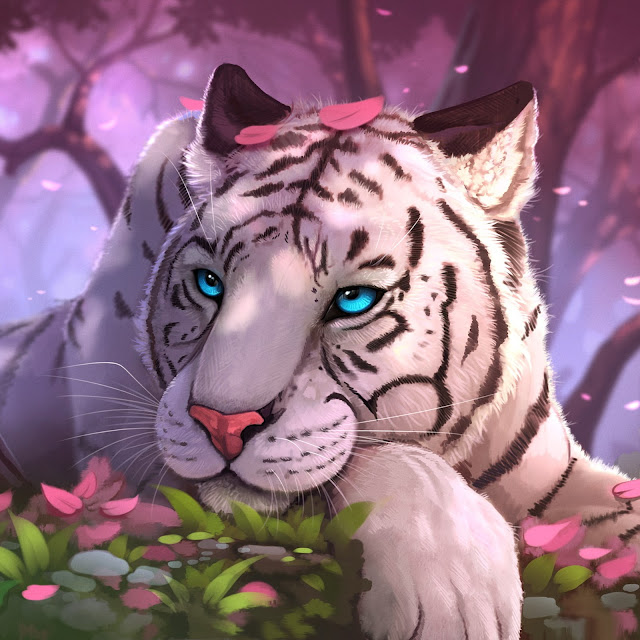 Fantasy White Tiger Wallpaper