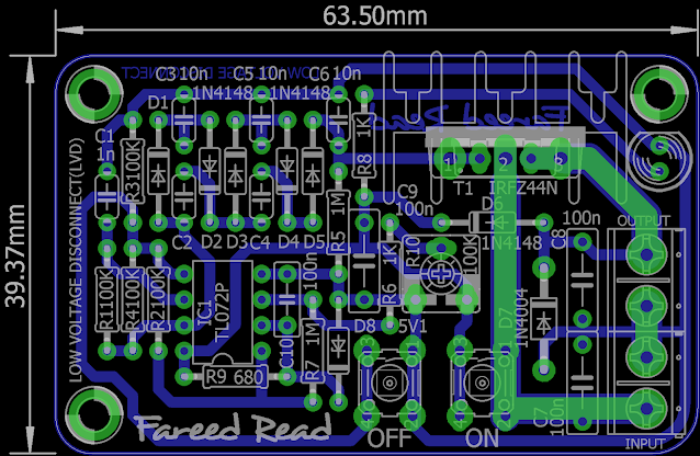 layout LVD Low Voltage Disconnect | Melindungi Baterai dari Kondisi Kritis