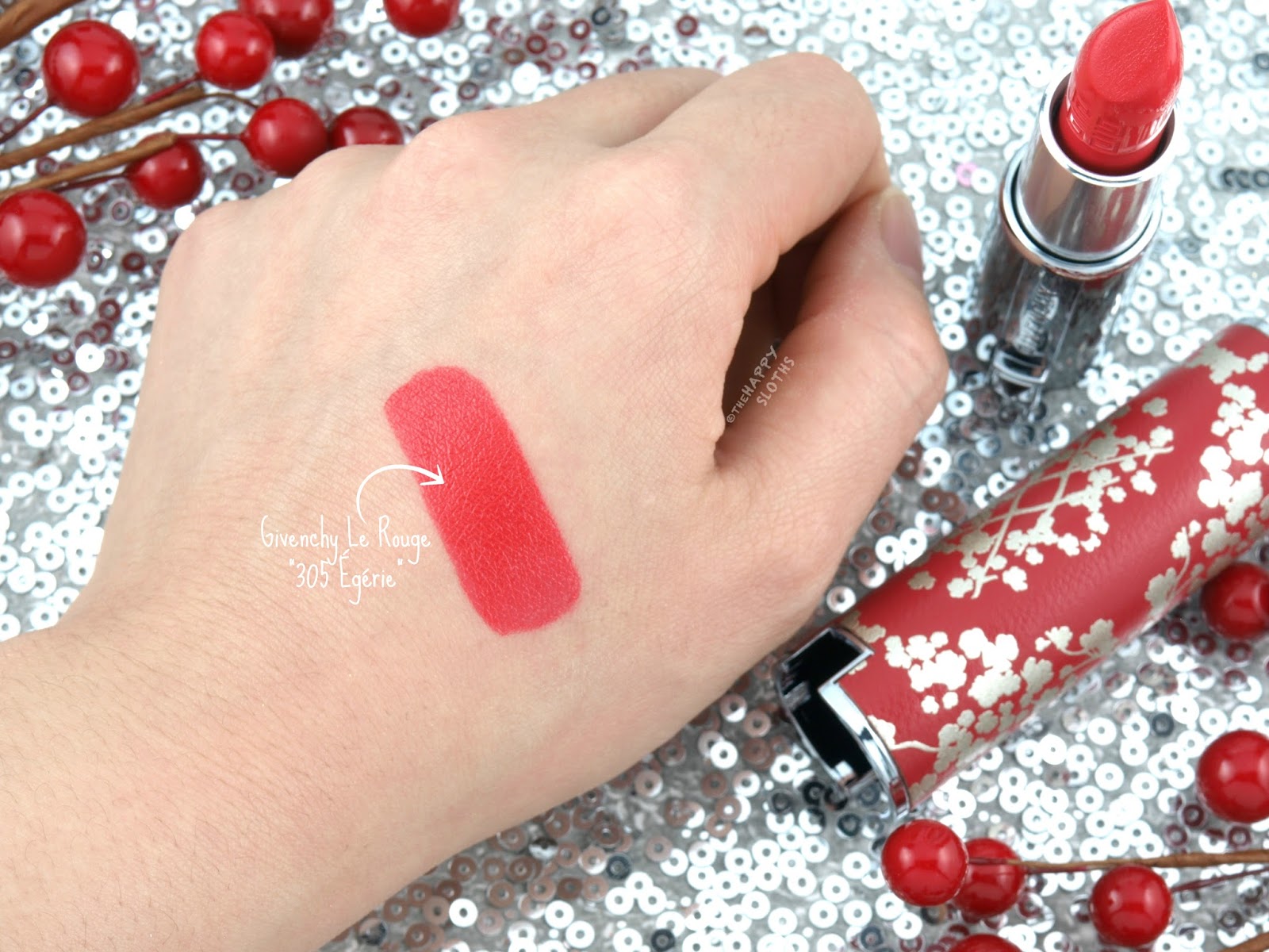 Givenchy Lunar New Year 2018 | Le Rouge Lipstick in "305 Egerie": Review and Swatches