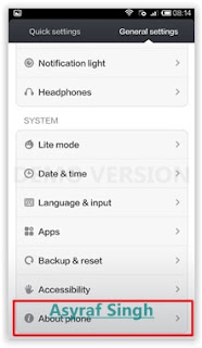 About phone - Update System / ROM MIUI On Xiaomi Redmi Note 2 Prime