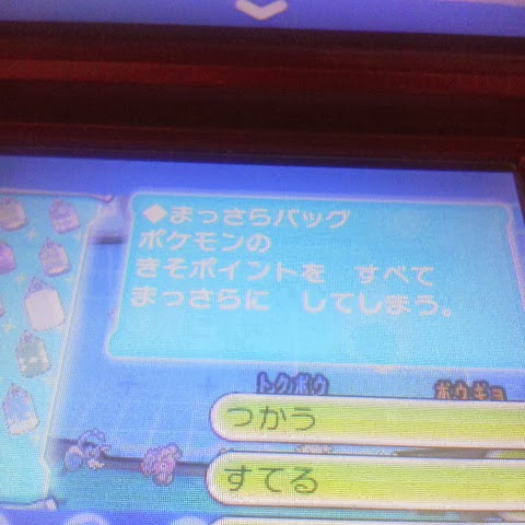 ポケットモンスターy攻略メモ きそポイント 努力値 をリセットできるまっさらバッグの入手法 生臭坊主のゲームメモ