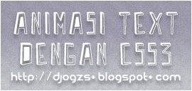 Animasi Text dengan CSS3