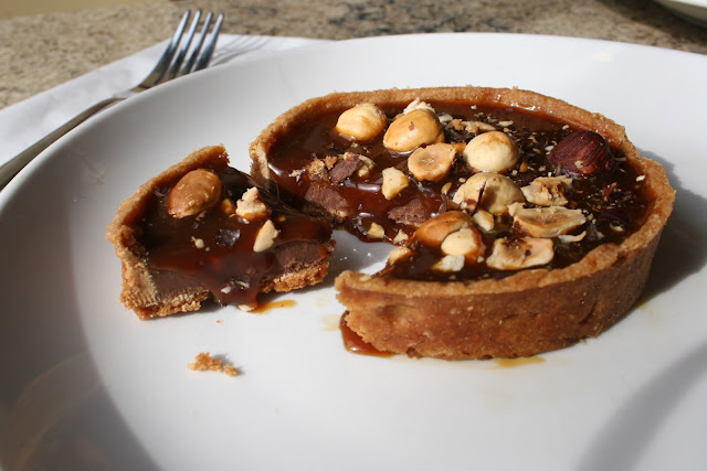 Floriole's Milk Chocolate & Salted Caramel Hazelnut Tart