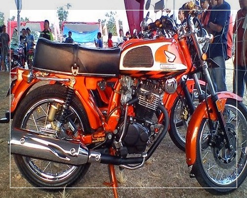 Foto modifikasi honda cb 100 125 175 200 terbaru klasik 