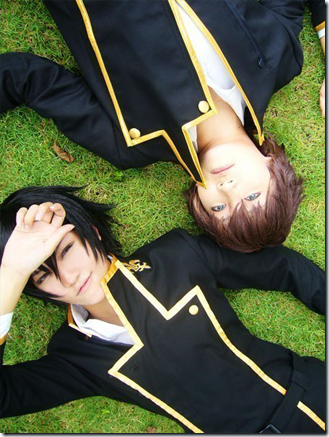 code geass: lelouch of the rebellion cosplay - lelouch lamperouge and kururugi suzaku