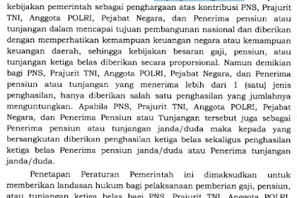 √ Pp Nomor 35 Tahun 2019 Atur Perihal Pertolongan Tunjangan Honor
Ketiga Belas Pns Tahun 2019