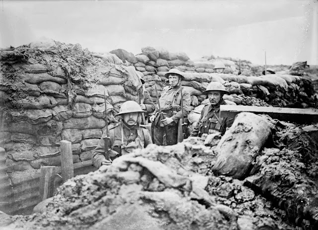 Fotografías de la guerra de trincheras en la Primera Guerra Mundial