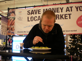 Guinness World Record Attempt - Most Brussels Sprouts Eaten in a Minute!