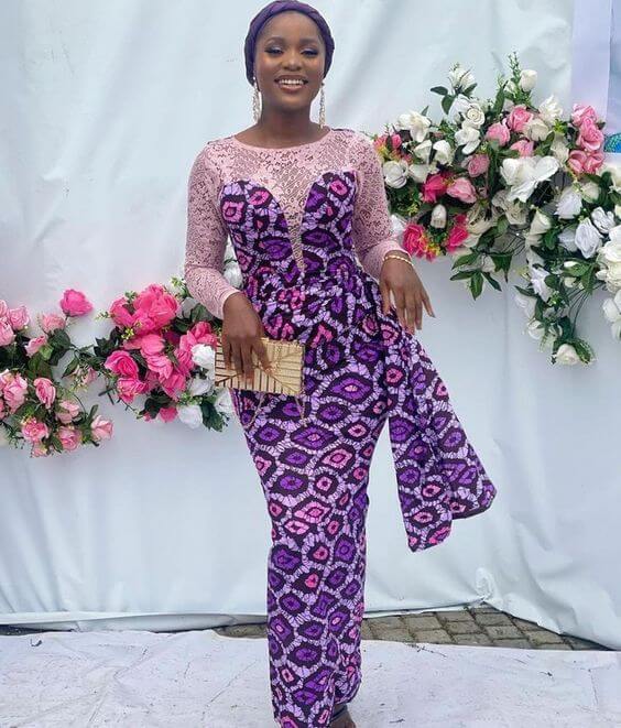 Latest Ankara Gown Styles For Slim Ladies 2022.