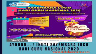 AYOOOO....! IKUTI SAYEMBARA LOGO HARI GURU NASIONAL 2020