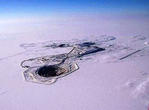 Ekati diamond mine in Canada