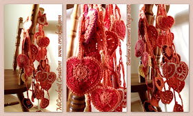 free crochet patterns, hearts, how to crochet, bunting, garland,