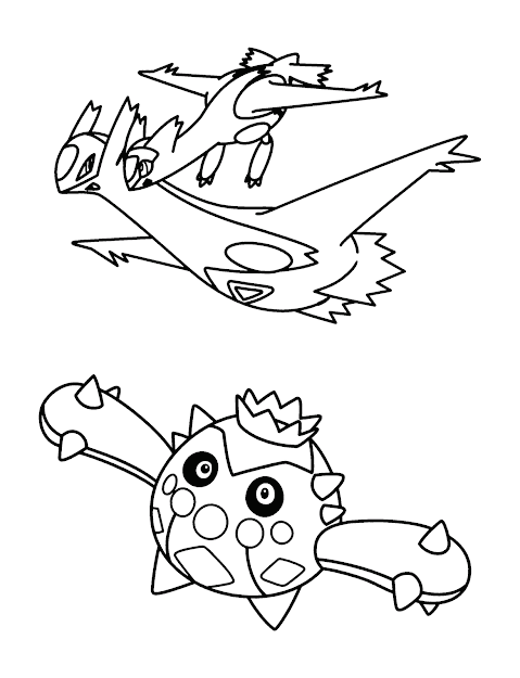 Pokemon Advanced Coloring Pages