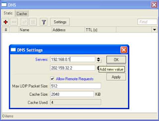 Konfigurasi RB750 sebagai Internet Router Gateway