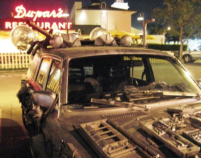 C-3PO's Car found Parked in LA called Dub Robot