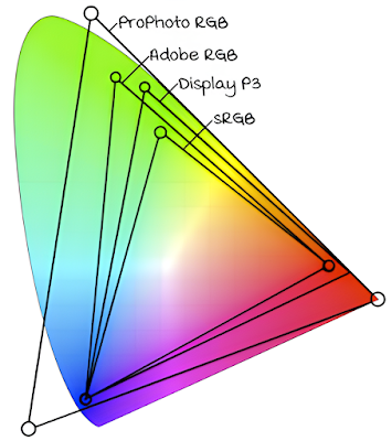 Tentang Color Space sRGB Display P3 Adobe RGB dan ProPhoto RGB di dunia Fotografi