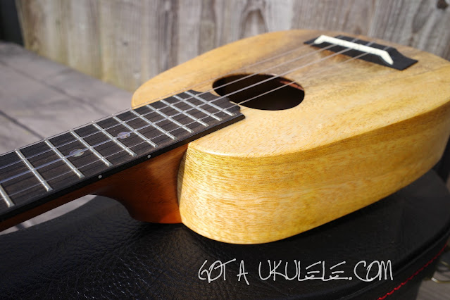 KoAloha Royal Pikake Longneck Soprano Pineapple Ukulele finish