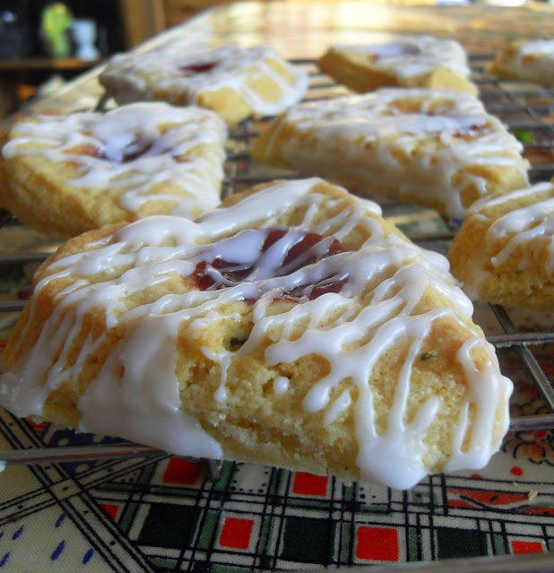 Strawberry and Mint Scones