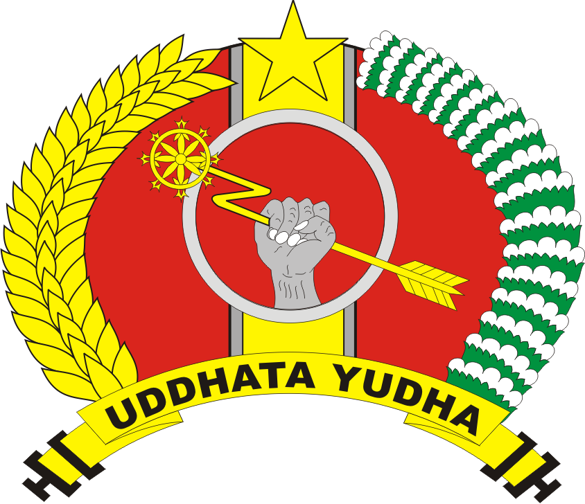 Logo Batalyon Artileri Medan Yon Armed 8 Uddhata Yudha 