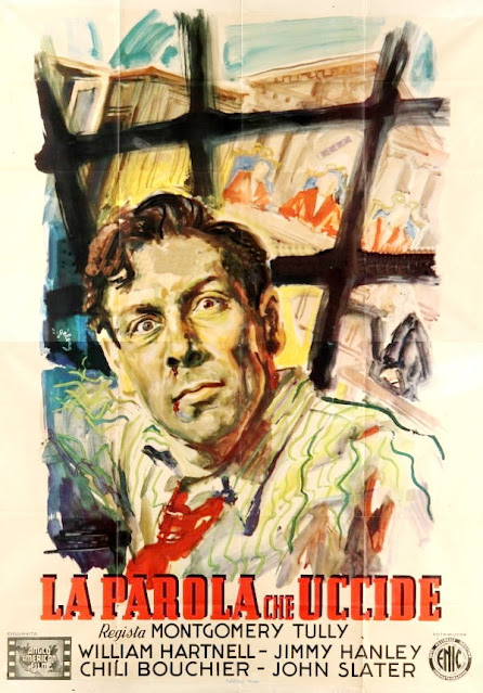 LA PAROLA CHE UCCIDE. Italia. Autor: Rinaldo Geleng. CRIMEN PARA UNA SENTENCIA. Murder in Reverse. 1945. Reino Unido. Dirección: Montgomery Tully. Reparto: William Hartnell, Chili Boucher, Jimmy Hanley, Brefni O'Rorke, Dinah Sheridan, Petula Clark.