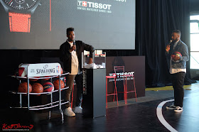 Picking the ticket to win a Tissot watch - TISSOT NBA Finals Party Sydney - Photography by Kent Johnson.