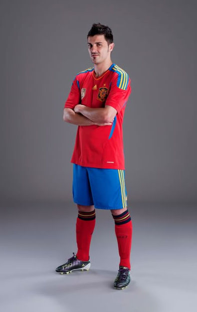 David Villa Spain 2012