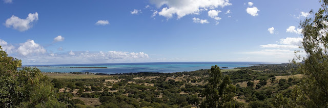 panorama depuis la route de Chamarel