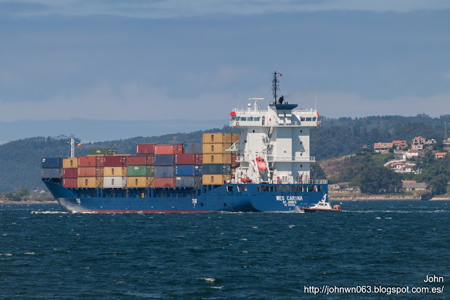 wes carina, container ship, containero, portacontendores, guixar