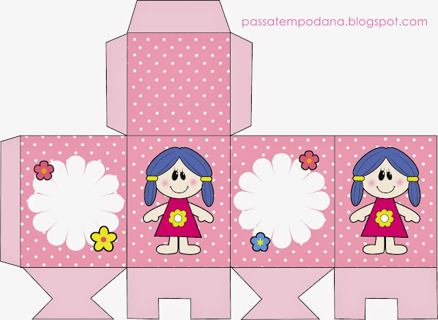 Dolls: Free Printable boxes.