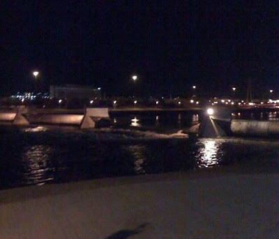 Tempe Town Lake Bursted Rubber Dam