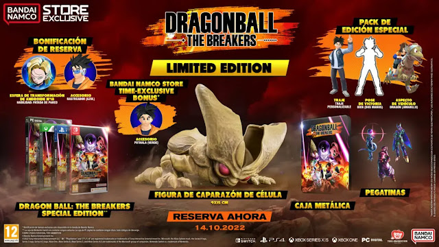 Dragon Ball: The Breakers se pondrá a la venta el 14 de octubre de 2022.