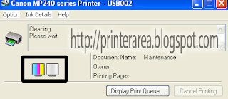 Tinta Tidak Terdeteksi Pada Indikator Printer 
