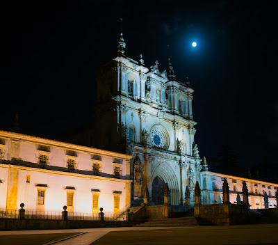 Alcobaça Monastery by night