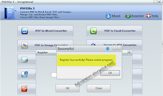 Free Download Full PDFZilla v3.0.1 Incl Serial Key Crack-Registration Confirmed Message