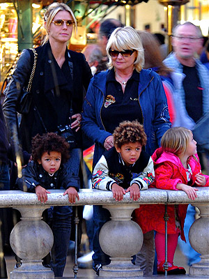 heidi klum children. heidi klum and seal children.