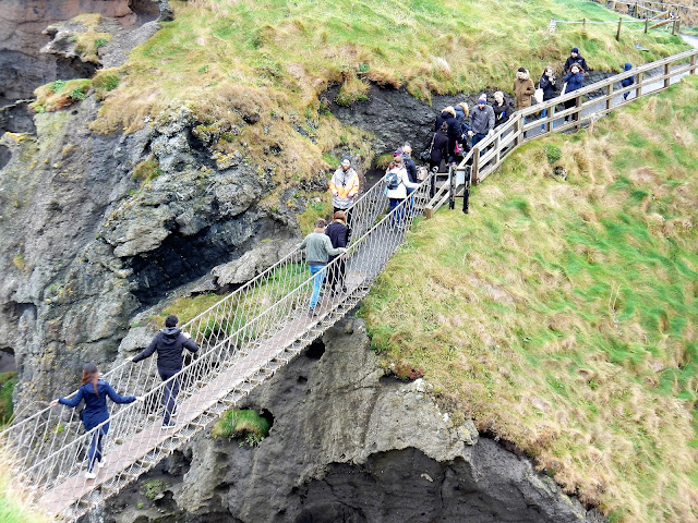 Carrick-a-rede rope bridge, Chausée des Géants, Irlande, Giant´s Causeway, Elisa N, blog de voyages