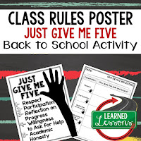 Classroom Rules Poster, Back to School Resource Bundle: Empowering Teachers for Success!