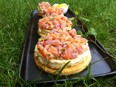 alt="tartare de saumon et thon"