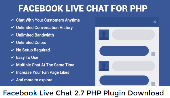 Facebook Live Chat 2.7 PHP Plugin [Download]