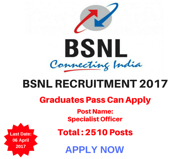 BSNL Recruitment 2017