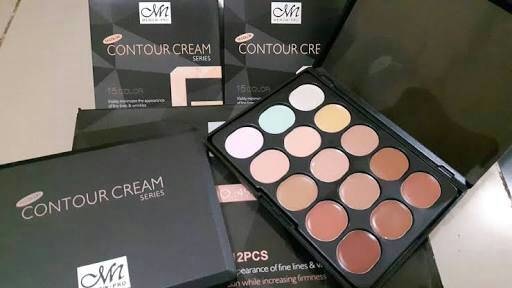 Countoring Pallete MN Menow 15 Colour Membuat Wajah Tirus Murah Original 